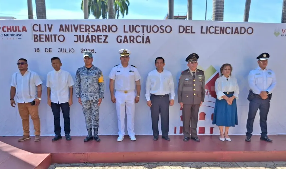 Conmemoraron el CLIV Aniversario Luctuoso. Cortesía