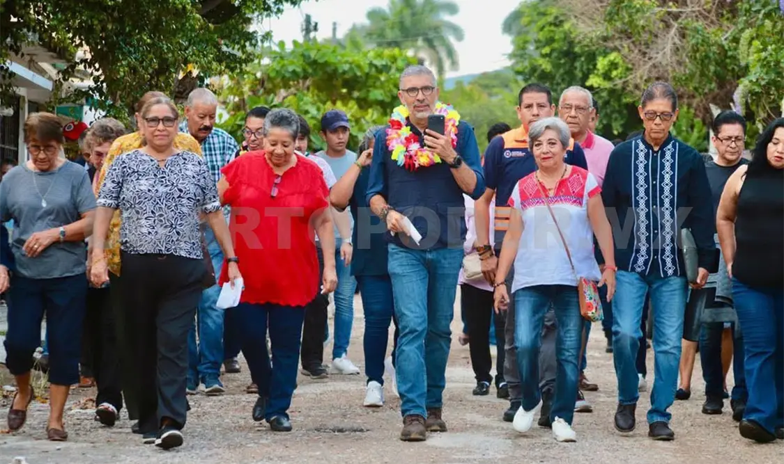 Los colonos agradecieron el respaldo municipal. Cortesía