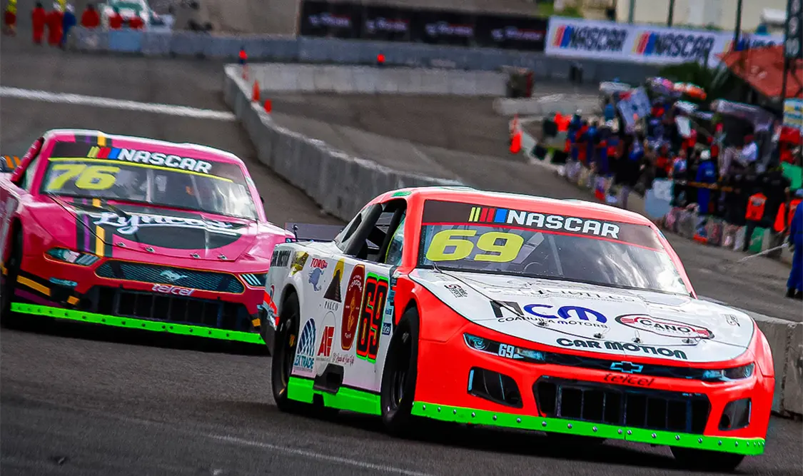 Germán Quiroga buscará recuperar posiciones en la séptima fecha de Nascar México Series. Cortesía