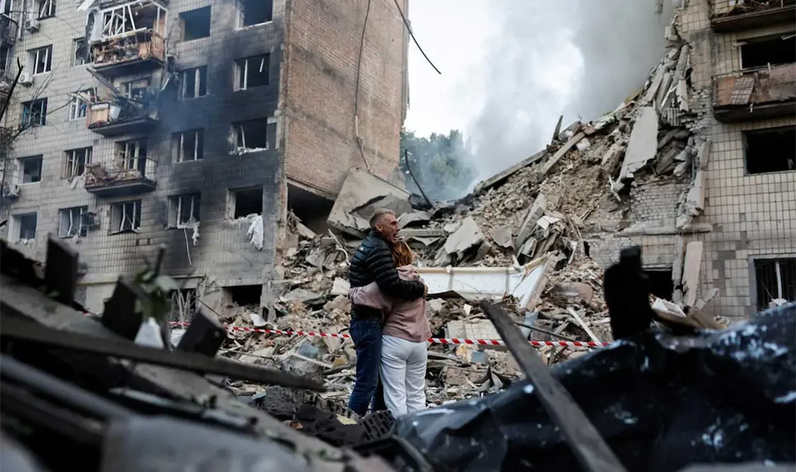 Rusia realiza intenso bombardeo en Kiev