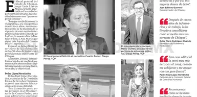 Reconocen a Cuarto Poder por medio siglo de historia Reconocen a Cuarto Poder por medio siglo de historia