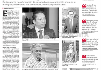 Reconocen a Cuarto Poder por medio siglo de historia Reconocen a Cuarto Poder por medio siglo de historia