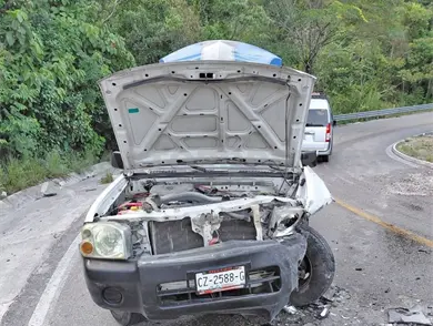 Encontronazo de taxis en la cañada Chich Encontronazo de taxis en la cañada Chich