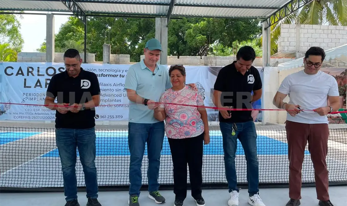 Las instalaciones están destinadas a jugadores principiantes y personas con experiencia en deportes de raqueta. Cortesía