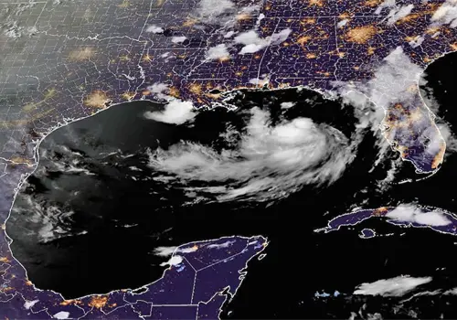 "Bertha" toca tierra en Luisiana, en el sur de EU