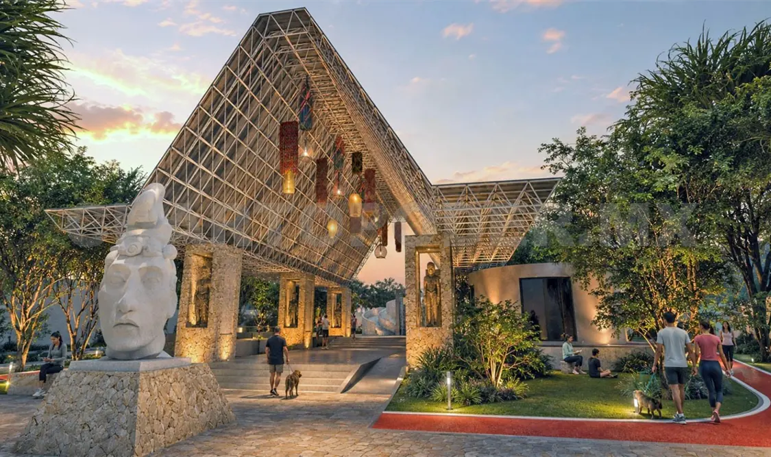 Celebran que nuevo parque incluya esculturas con iconografía local. CP