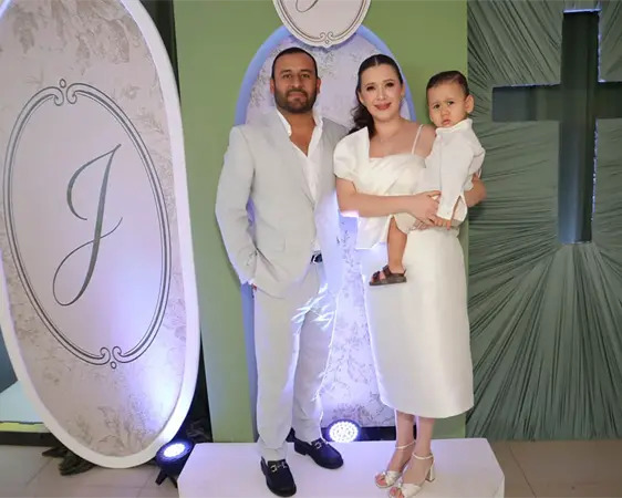 Jorgito cumple un año y recibe el bautismo