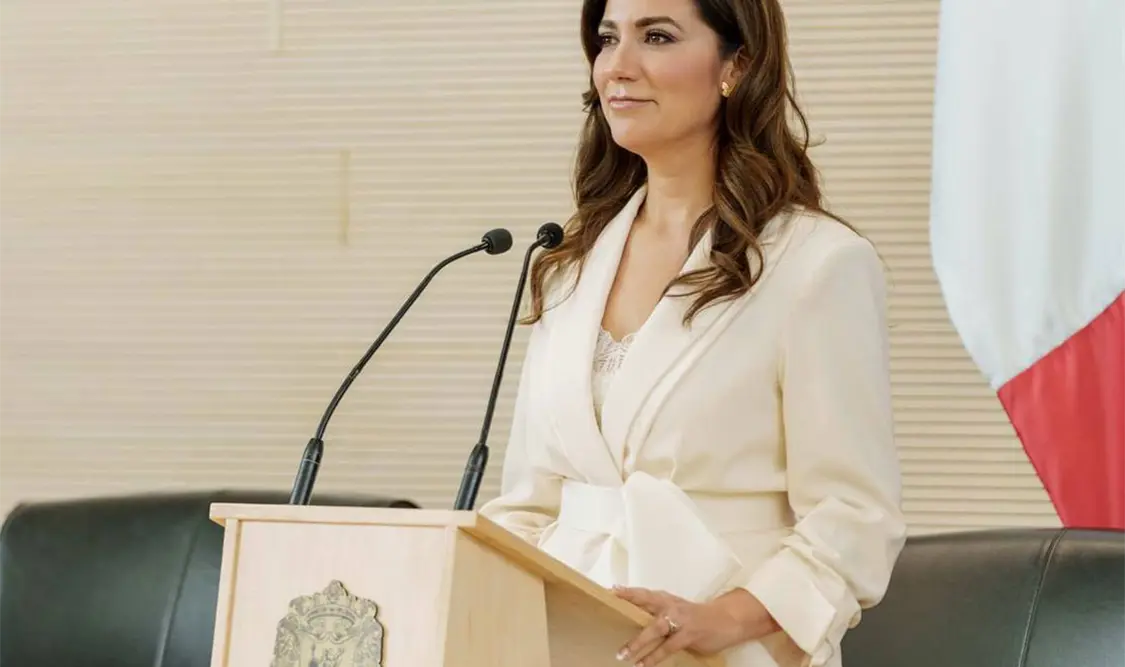 Libia Dennise García Muñoz Ledo, gobernadora de la entidad. Cortesía