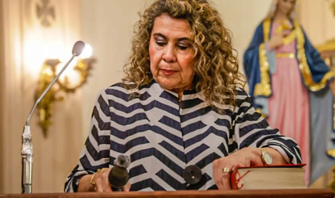 Angélica Díaz emitió un mensaje de agradecimiento por las muestras de cariño a su esposo. Cortesía