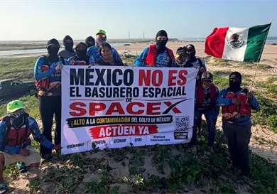 M&eacute;xico no es el basurero de SpaceX: Conibio Global