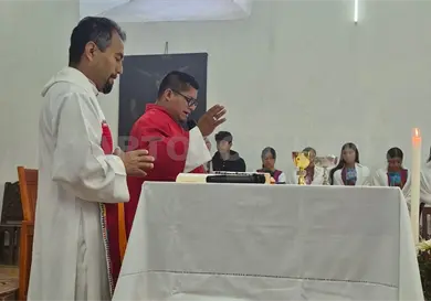 Celebran a Santiago Ap&oacute;stol en Amatenango