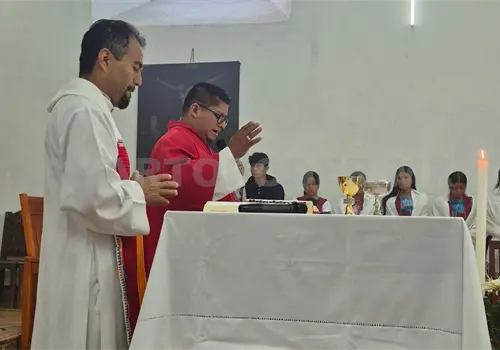 Celebran a Santiago Ap&oacute;stol en Amatenango