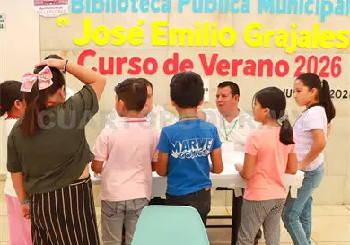 Arranca curso de verano en la biblioteca p&uacute;blica
