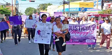 Con marcha exigen justicia por feminicidio