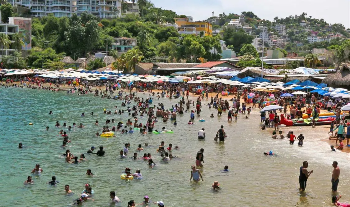 Reportan incremento de turistas en el país, según datos de secretaría. Cortesía