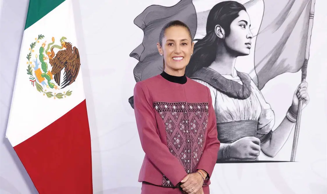 La presidenta de México destacó como buena noticia el crecimiento del PIB de 1.5 por ciento trimestral y 2.1 por ciento anual. Cortesía
