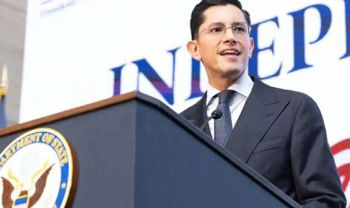Canciller Roberto Velasco. Cortesía