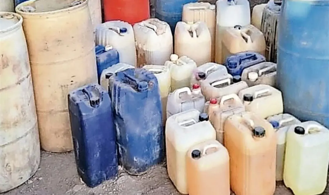 El combustible y el equipo asegurado quedaron a disposición de las autoridades. Cortesía