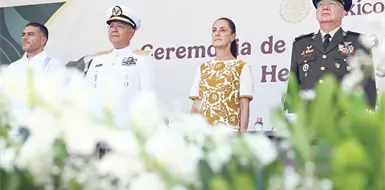Llama Sheinbaum a marinos a defender la soberanía Llama Sheinbaum a marinos a defender la soberanía