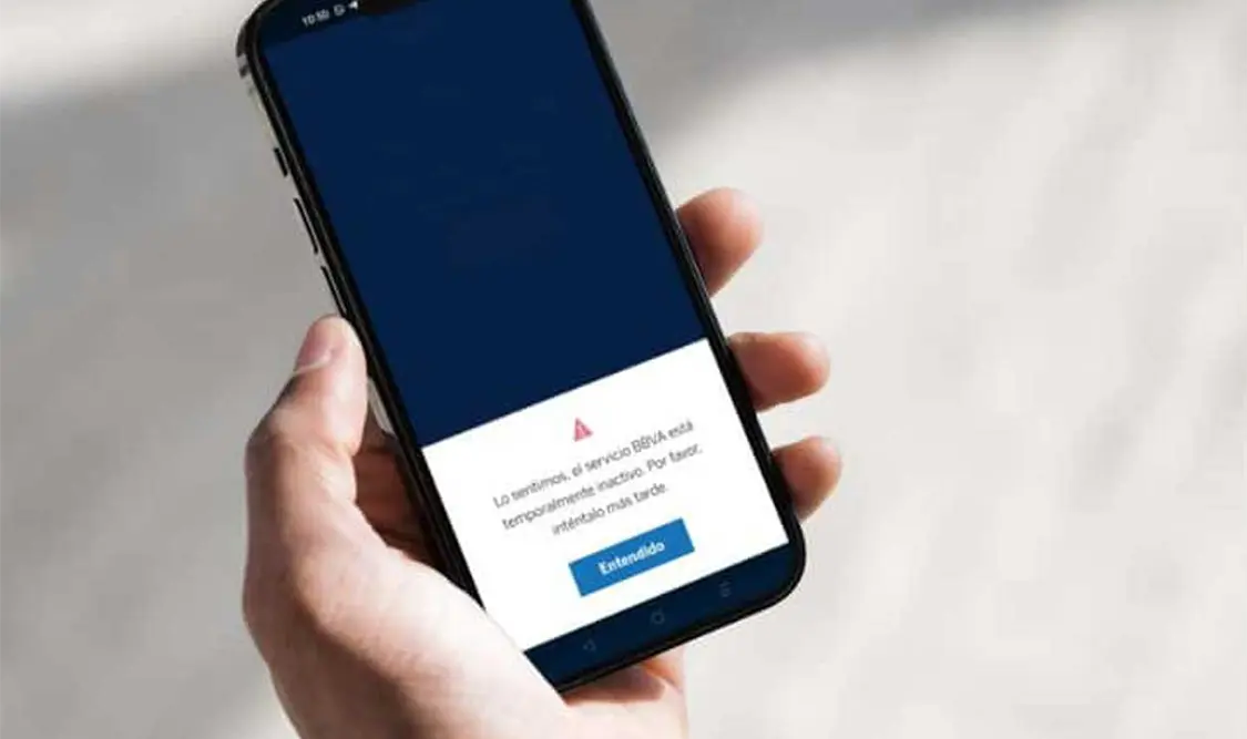 Hasta el momento, BBVA no ha informado una falla generalizada. Cortesía