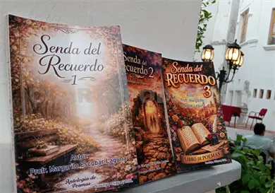 Presentan libros Senda del recuerdo