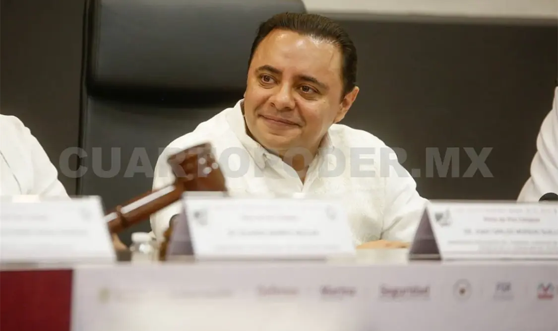 El magistrado presidente del Poder Judicial del Estado, Juan Carlos Moreno Guillén. Cortesía