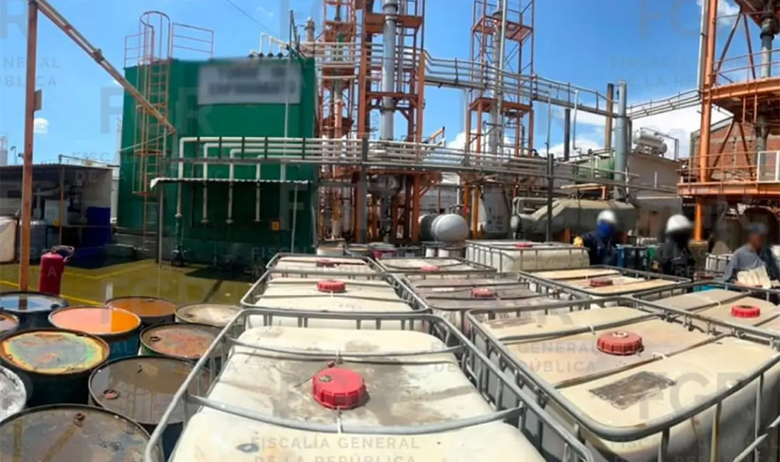 Se aseguraron más de un millón de litros de petrolíferos y químicos. Cortesía