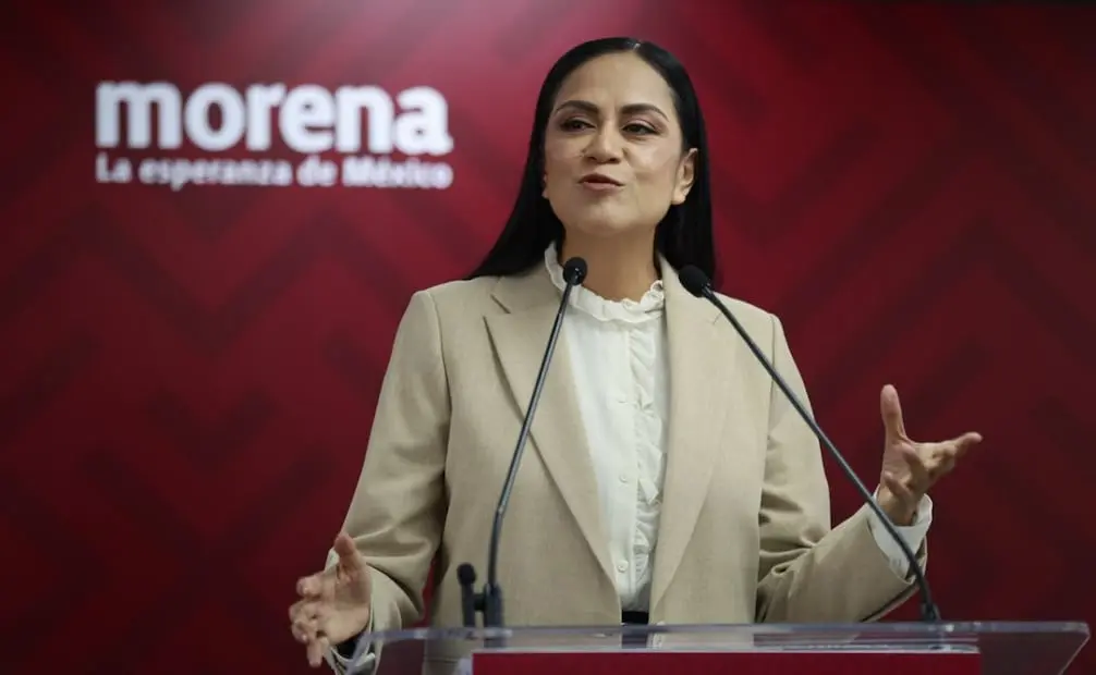 Ariadna Montiel defiende a Andy López de supuestos actos anticipados de campaña. Cortesía