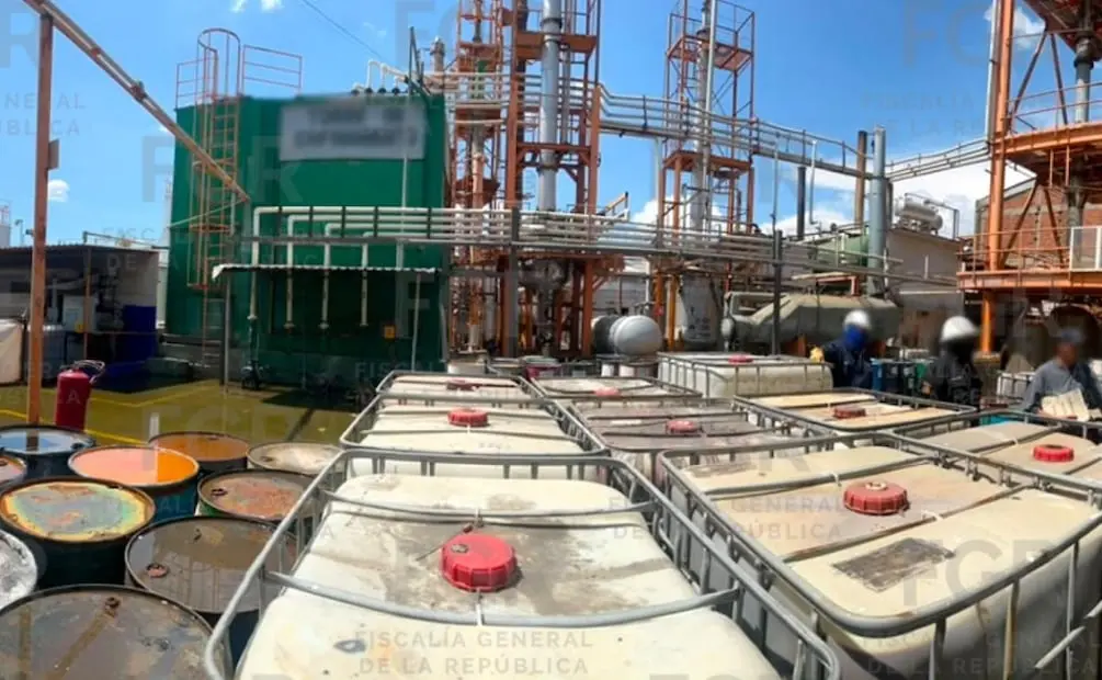 Se aseguraron más de un millón de litros de petrolíferos y químicos. Cortesía