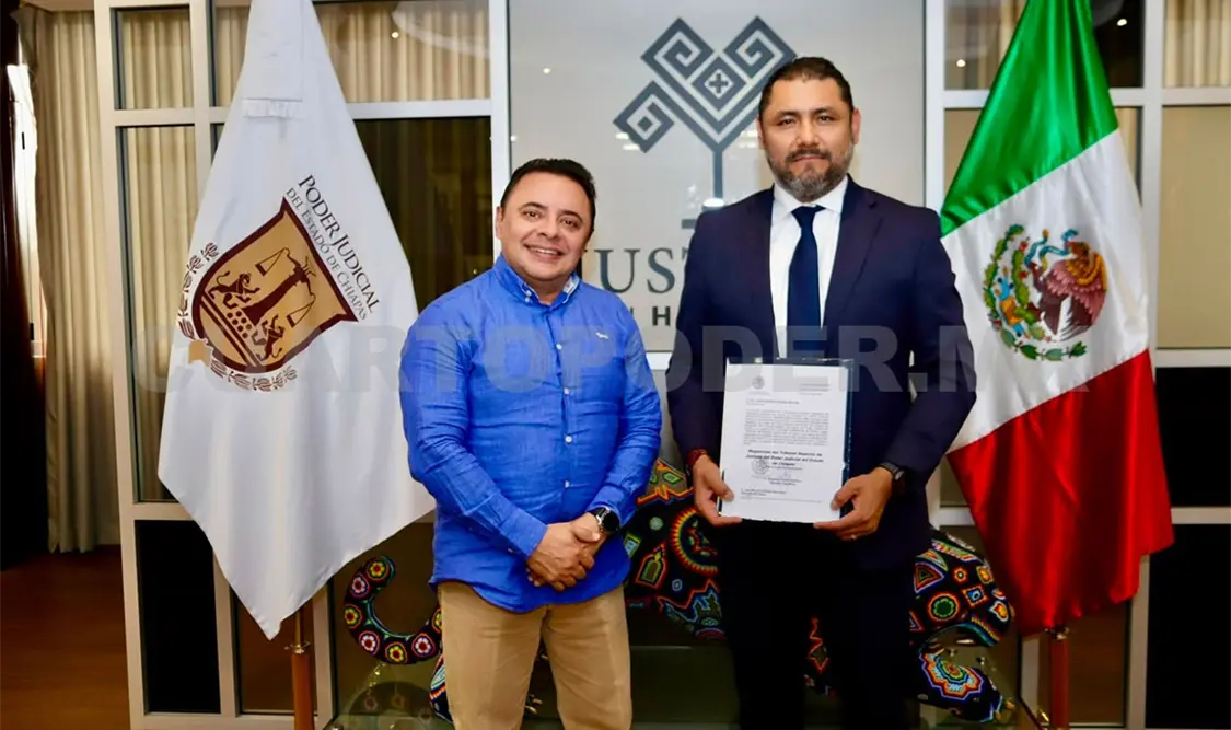 Recibieron al recién nombrado magistrado del Tribunal Superior de Justicia del Estado, José Eduardo Morales. Cortesía