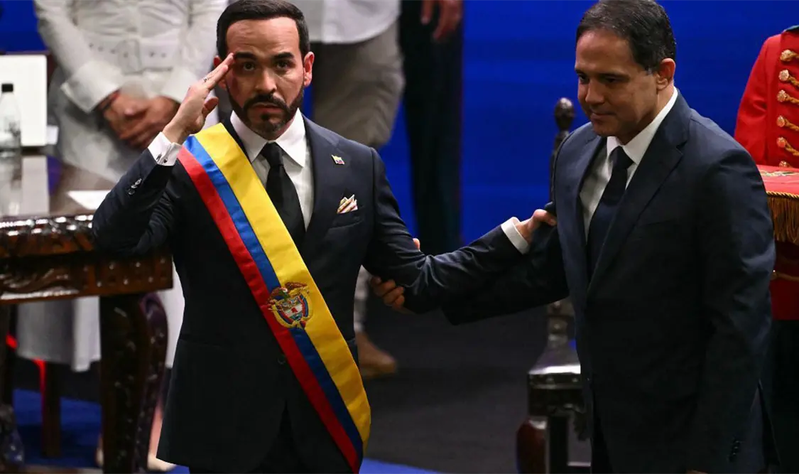 Abelardo de la Espriella asume su cargo como presidente; la ceremonia se llevó a cabo en la ciudad de Cali. Cortesía