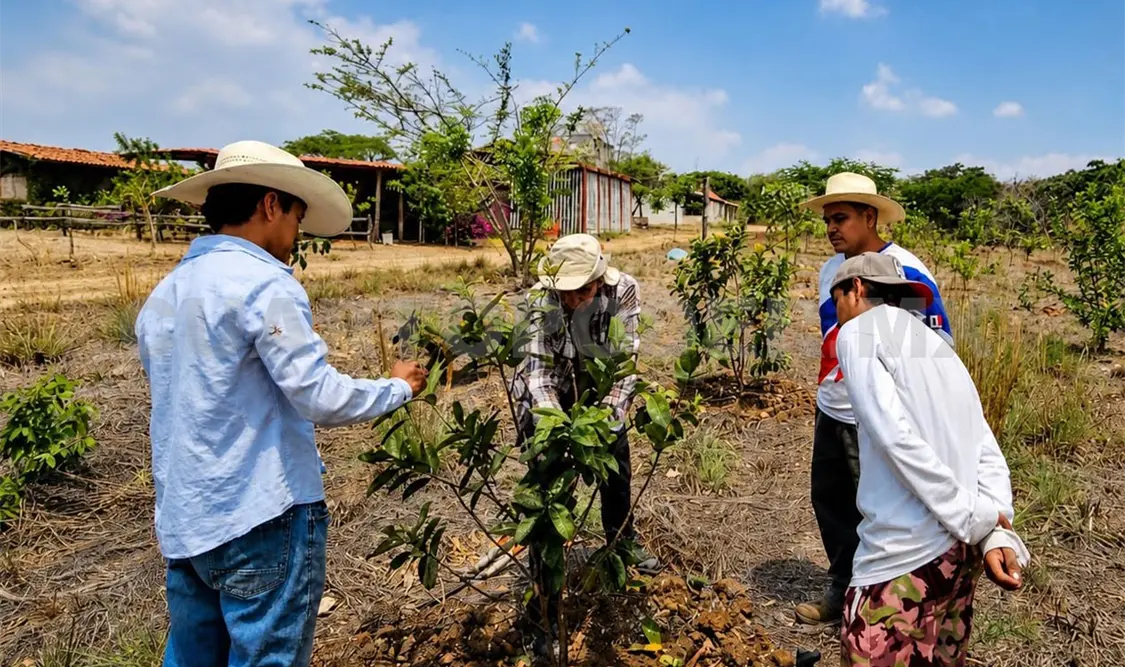 Cecropia, en conjunto con los dueños de la tierra, está desarrollando un vivero y mejoras en las prácticas de uso de suelo. Cortesía