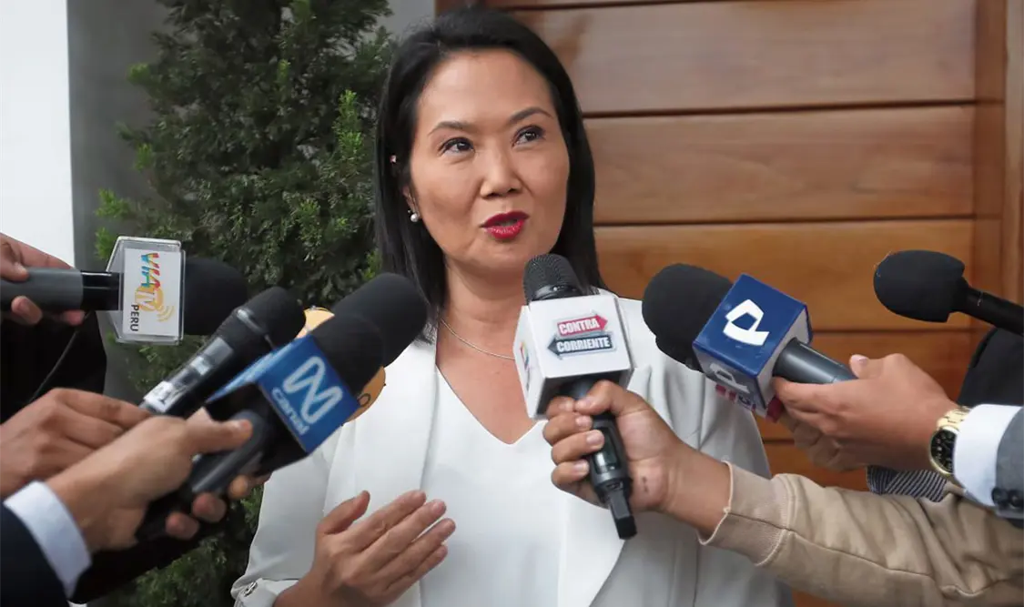 Keiko Fujimori anuncia coordinación con Fiscalía y Poder Judicial. Cortesía