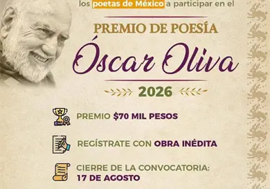 Invitan a postularse al Premio &Oacute;scar Oliva