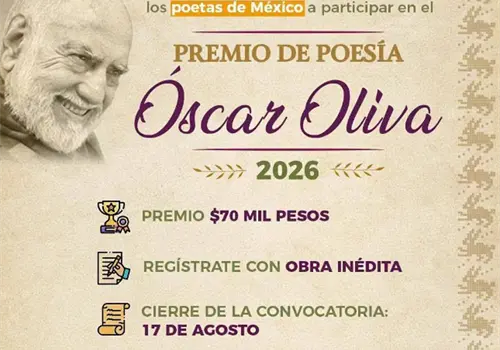 Invitan a postularse al Premio &Oacute;scar Oliva