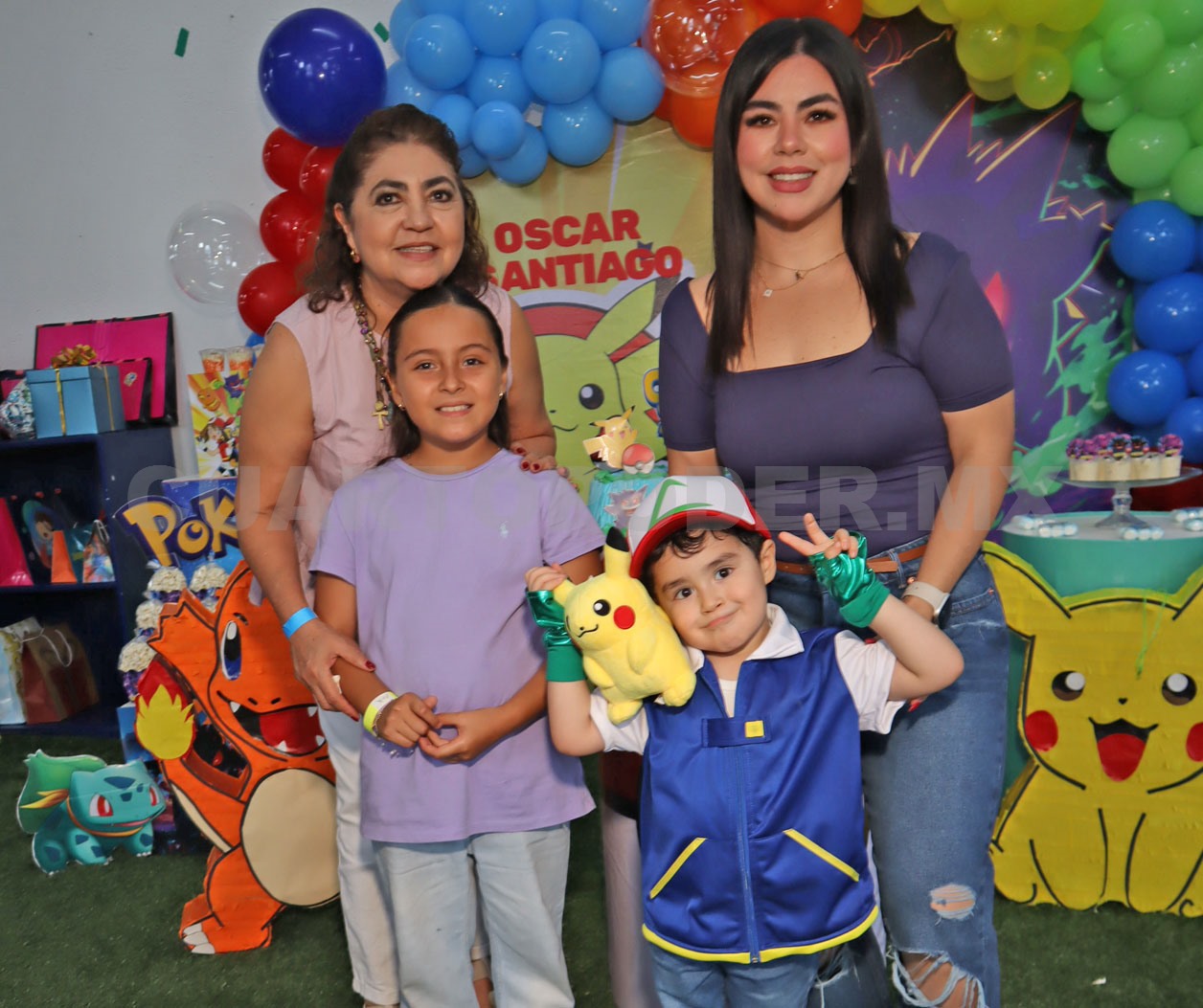 Cuatro años del pequeño Óscar Santiago