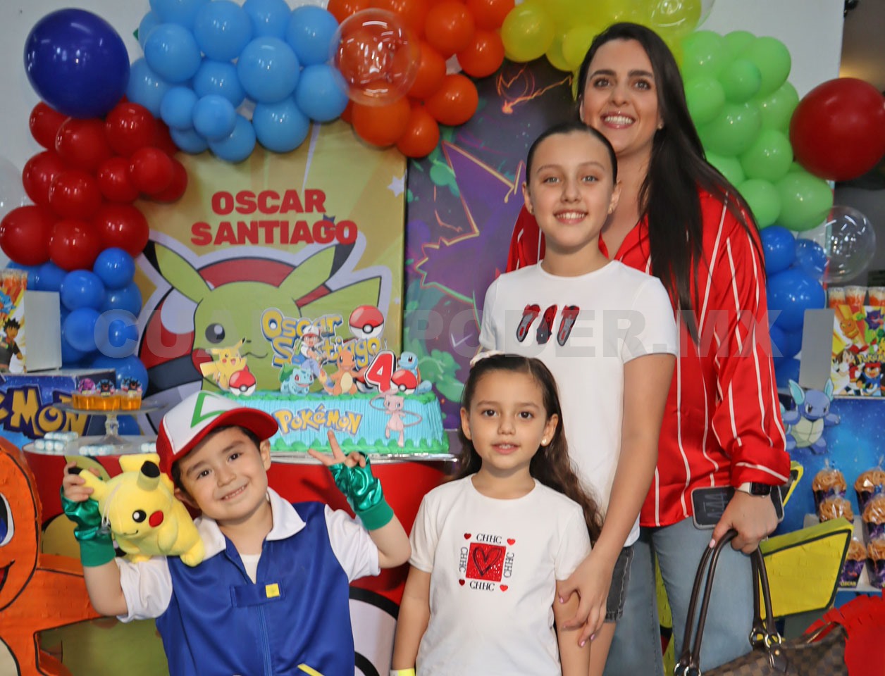 Cuatro años del pequeño Óscar Santiago