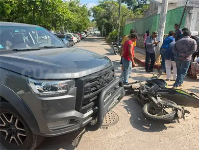 Termina con fractura expuesta tras impacto Termina con fractura expuesta tras impacto