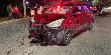Resulta malherido tras colisionar frente al CBTA