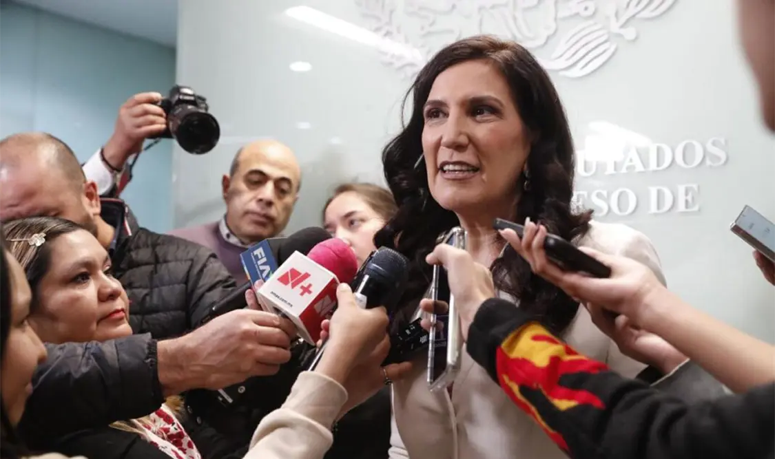 Kenia López Rabadán presentará su informe de actividades legislativas este lunes 17 de agosto a las 11:00 en el Salón Verde de San Lázaro. Cortesía
