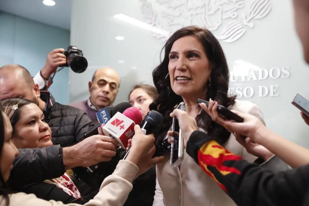 Kenia López Rabadán presentará su informe de actividades legislativas este lunes 17 de agosto a las 11:00 en el Salón Verde de San Lázaro. Cortesía