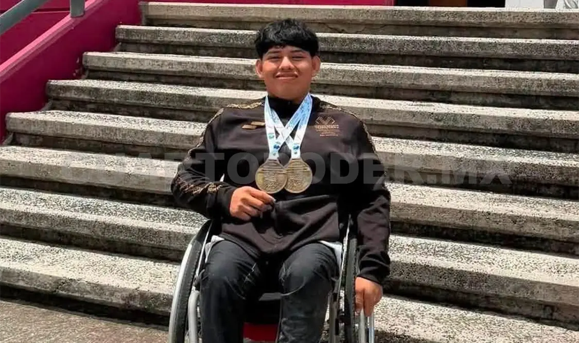 Los paratletas chiapanecos destacaron en el Circuito Mexicano de Para Powerlifting 2026, celebrado en la Ciudad de México. Cortesía