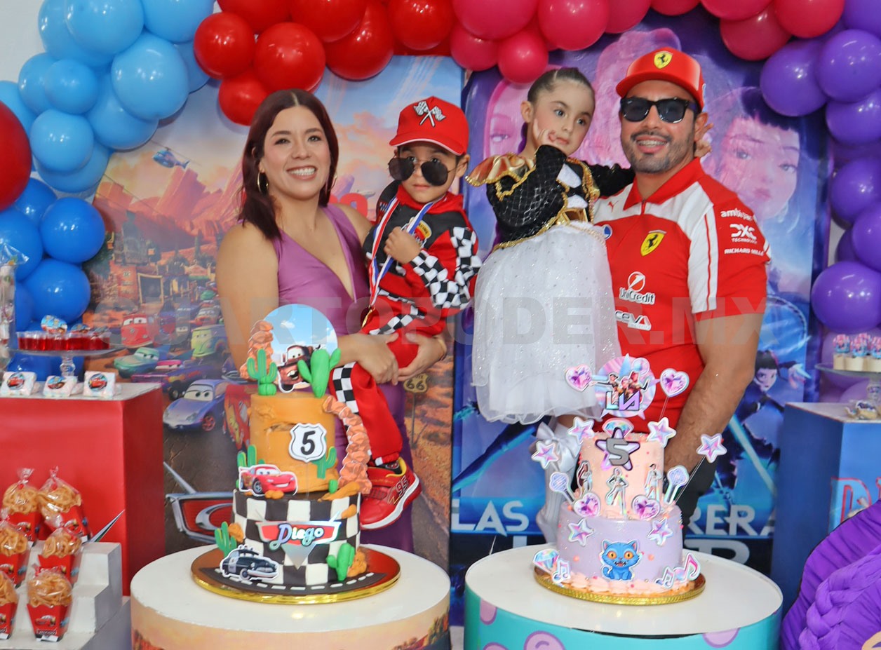 Lia y Diego cumplen 5 años