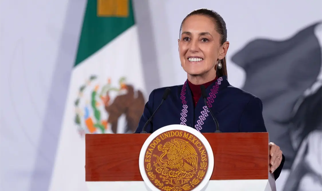 México baja homicidios a la mitad: pasa de 86.9 a 42.5 diarios, destaca Sheinbaum. Cortesía