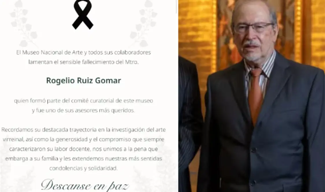 Como parte de las condolencias destacaron su compromiso con la enseñanza y la difusión de la historia del arte virreinal. Cortesía