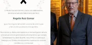 Muere investigador Rogelio Ruiz Gomar Muere investigador Rogelio Ruiz Gomar