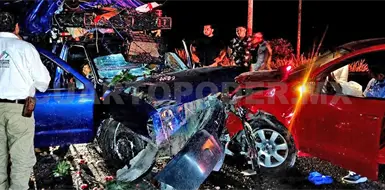 Se accidentan padre e hijo en tramo carretero Se accidentan padre e hijo en tramo carretero