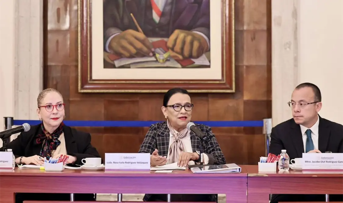 Van por amnistía y preliberación de personas vulnerable: Rosa Icela Rodríguez. Cortesía