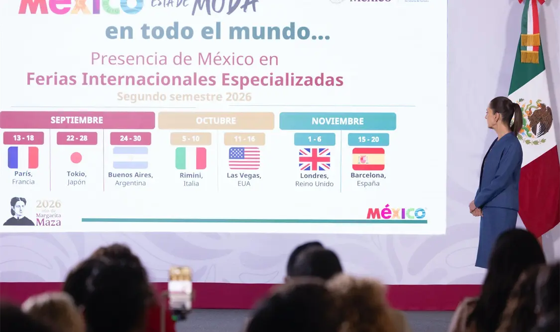 Nuestro país alcanza cifras históricas en turismo durante el primer semestre de 2026: presidenta. Cortesía
