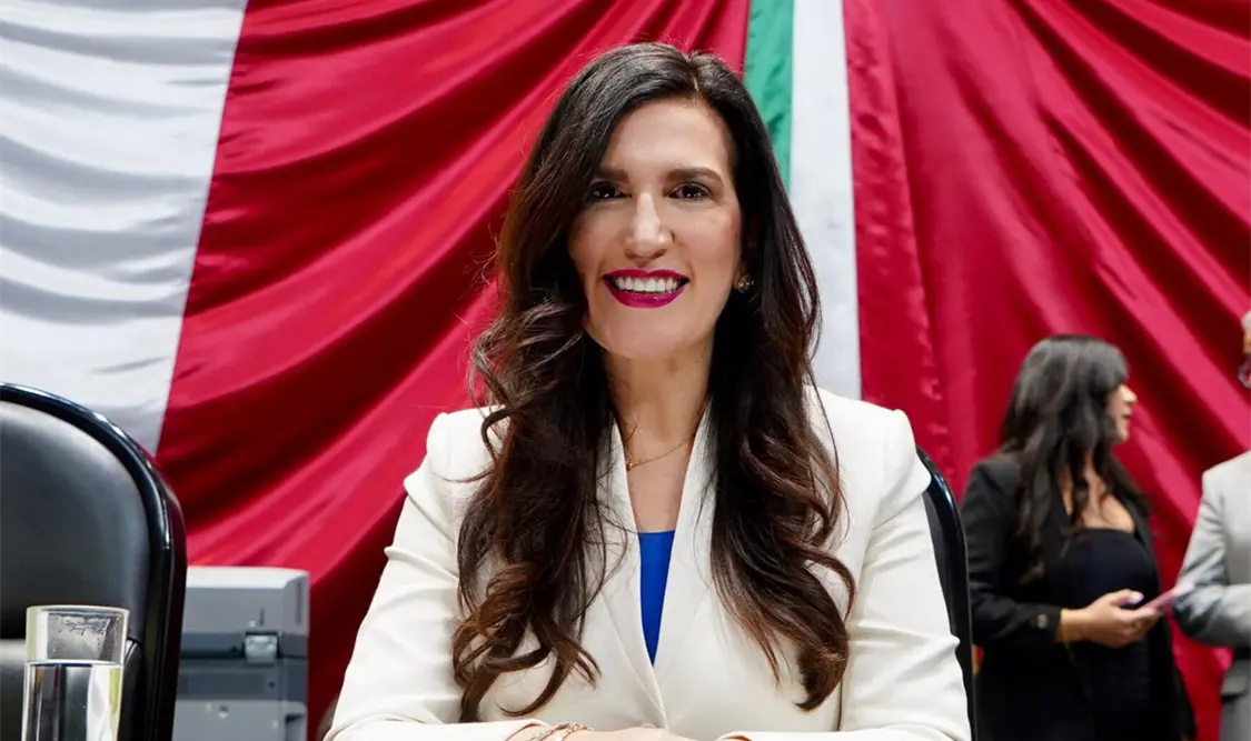 Kenia López Rabadán, presidenta de la Cámara de Diputados. Cortesía